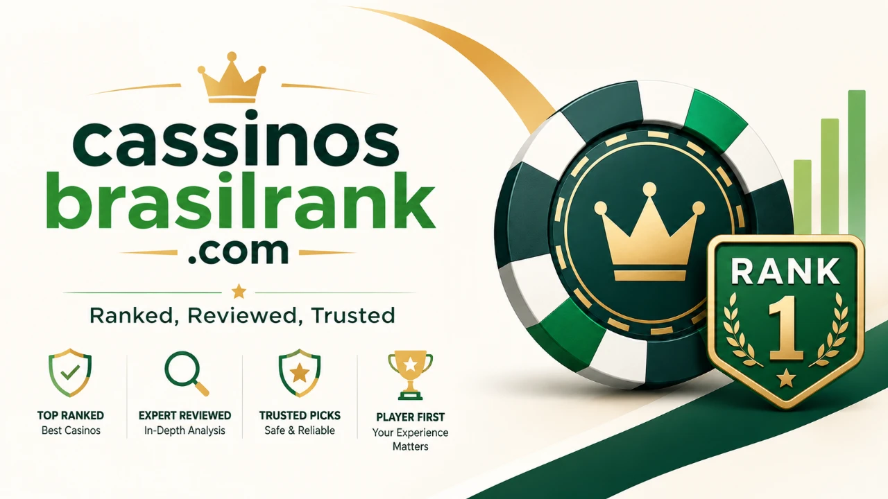 Cassinos Brasil Rank — green and gold artwork with app tiles